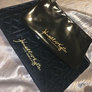 Kendall and Kyle black makeup bag